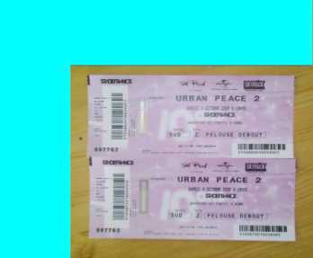 Photo : Propose à vendre Billets de concert URBAN PEACE 2 - STADE DE FRANCE