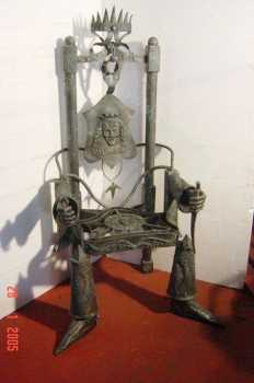 Photo : Propose à vendre Sculpture SILLON  DE HIERRO HECHO A MANO UNICO - Contemporain