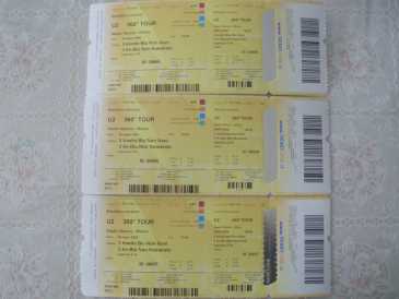 Photo : Propose à vendre Billet de concert U2 360 - MILAN