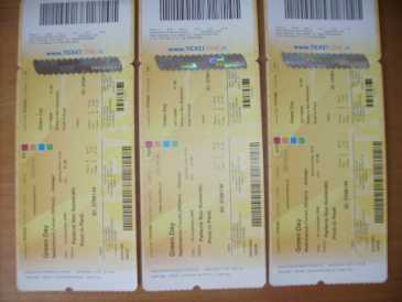Photo : Propose à vendre Billets de concert CONCERTO GREEN DAY MILANO 10/11/2009 - MILANO MEDIOLANUM FORUM