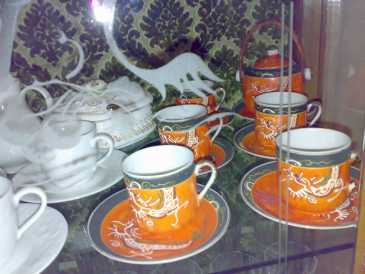 Photo : Propose à vendre 6 Porcelaines SERVIZIO CAFFE CON DECORAZIONI DRAGO