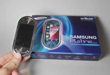 Photo : Propose à vendre Téléphone portable SAMSUNG - PLATINE