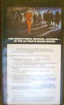 Photo : Propose à vendre VHS Musique et Concert - Pop rock - MAKING MICHAEL JAKSONS THRILLER - JOHN LANDIS