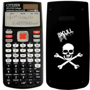 Photo : Propose à vendre Calculatrices CITIZEN - CALC. SCIENTIFIQUE CITIZEN SR-270X SKULL COLLECTOR
