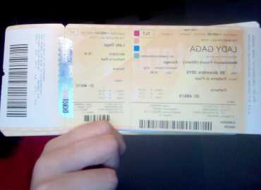 Photo : Propose à vendre Billets de concert CONCERTO LADY GAGA  IL 5/12 - MEDIOLANUM (MILANO)