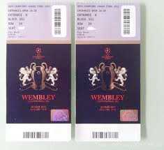 Photo : Propose à vendre Billets pour événement sportif UEFA CHAMPIONS LEAGUE 2011 - LONDON, WEMBLEY