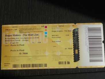 Photo : Propose à vendre Billet de concert ROGER WATERS THE WALL LIVE - MILANO