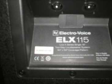 Photo : Propose à vendre Instrument de musique ELECTRO VOICE - ELX115
