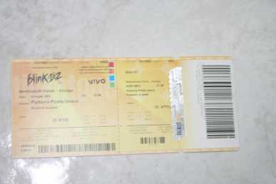 Photo : Propose à vendre Billet de concert CONCERTO BLINK 182 - ASSAGO