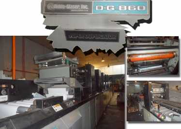 Photo : Propose à vendre Imprimante DIDDE-GLASER.INC D.G860 - DIDDE-GLASER.INC DG 860