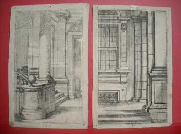 Photo : Propose à vendre 5 Gravures INCISIONI ANTICHE / SECOLO XVII - XVIIè siècle