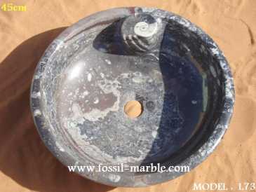 Photo : Propose à vendre Décoration WASH BASINS FROM FOSSILIZED MARBLE MOROCCO - WHOLESALES WASH BASINS FROM FOSSILIZED MARBLE
