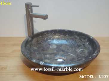Photo : Propose à vendre Décoration WASH BASINS FROM NATURAL FOSSILIZED MARBLE - WASH BASINS FROM FOSSILIZED MARBLE MOROCCO