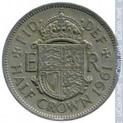 Photo : Propose à vendre Monnaie / pièce / billet REINA ELIZABETH II (1953 - 1970)