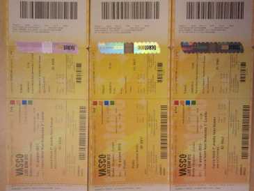 Photo : Propose à vendre Billet de concert BIGLIETTI CONCERTO VASCO TORINO 15 GIUGNO 2013 - TORINO