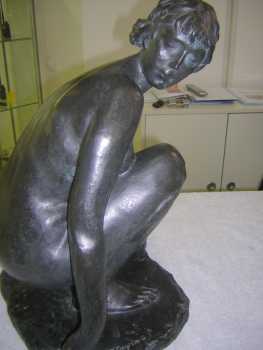 Photo : Propose à vendre Statue Bronze - SUSANNA - XIXè siècle