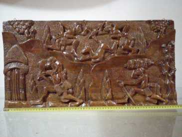 Photo : Propose à vendre Bas-relief Bois - Contemporain