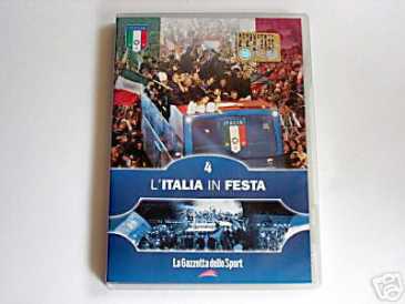 Photo : Propose à vendre 4 DVDs Sports - Foot - 4 DVD L'ITALIE A LA COUPE DU MONDE 2006 - GAZZETTA DELLO SPORT