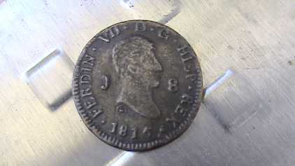 Photo : Propose à vendre Monnaie royale MONEDA DEFERDIN .VII.D.G  .HISP. REX  1815