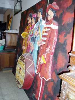 Photo : Propose à vendre Objet décoratif MURAL EN CARTON PIEDRA DE THE BEATHLES