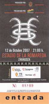 Photo : Propose à vendre Billets de concert CONCERT HEROES DEL SILENCIO 12/10/2007 - ZARAGOZA (SPAIN)