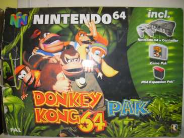 Photo : Propose à vendre Console de jeu NINTENDO - PAK N64 + DONKEY + MEMORY
