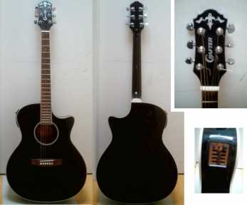 Photo : Propose à vendre Guitare CRAFTER - EG140CEQ/BK