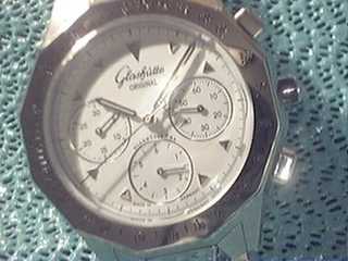 Photo : Propose à vendre Montre chronographe Homme - GLASHUTTE - CRONOGRAFO SPORT ACCIAIO