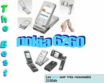 Photo : Propose à vendre Téléphone portable NOKIA - 6260