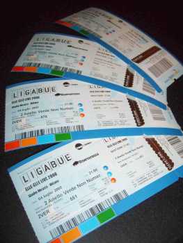 Photo : Propose à vendre Billet de concert BIGLIETTI CONCERTO LIGABUE - LUGLIO 2008 - S. SIRO - STADIO MEAZZA - S. SIRO - MILANO