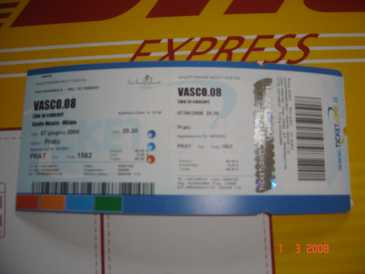 Photo : Propose à vendre Billet de concert VASCO LIVE 2008 - STADIO MEAZZA (SAN SIRO)