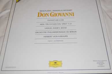 Photo : Propose à vendre CD, K7 et vinyle Classique, lyrique, opéra - DON GIOVANNI - MOZART/KARAJAN