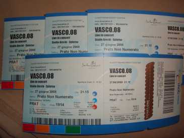 Photo : Propose à vendre Billet de concert CONCERTO VASCO ROSSI 27/06/08 - SALERNO